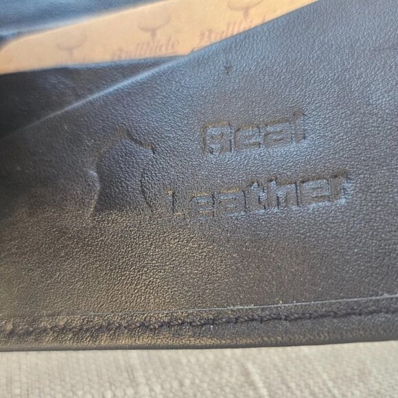 Leather Cardholder Wallet Billfold Handmade Bifold Purse Made in Pakistan - Picture 10 of 12